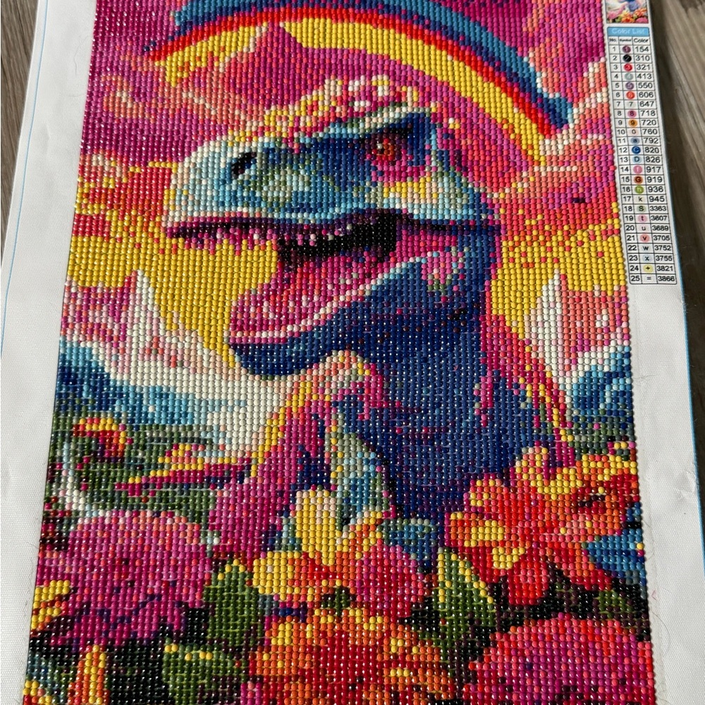 Colorful Dinosaur Diamond Painting
